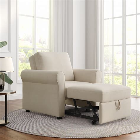 Buy White Sleeper Chair